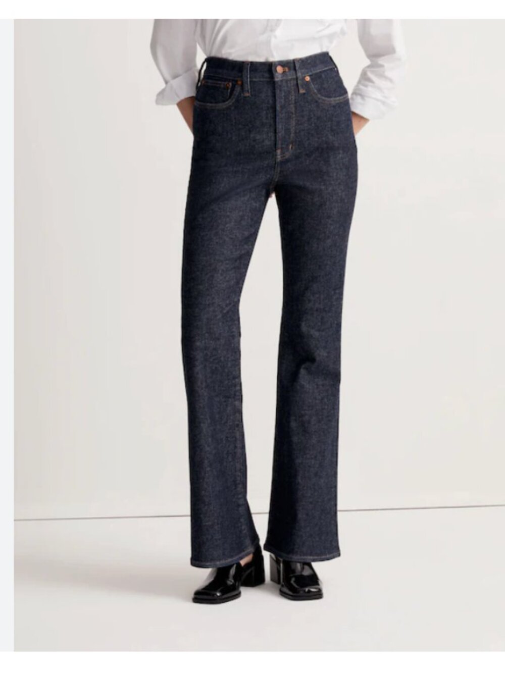 MADEWELL The Perfect Vintage Flare Jean in Wrenford Wash Size 29